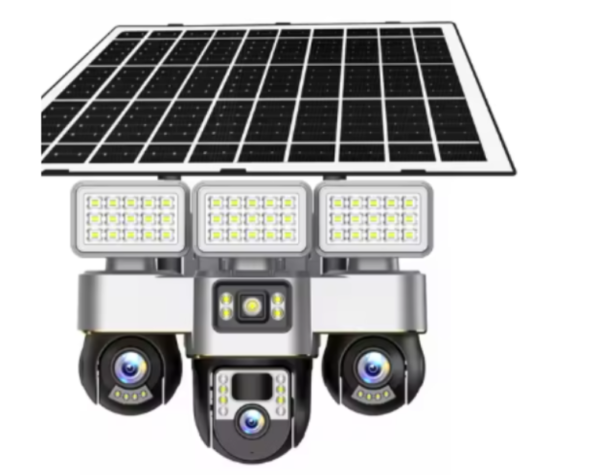 Triple Lens 4G Solar PTZ Camera