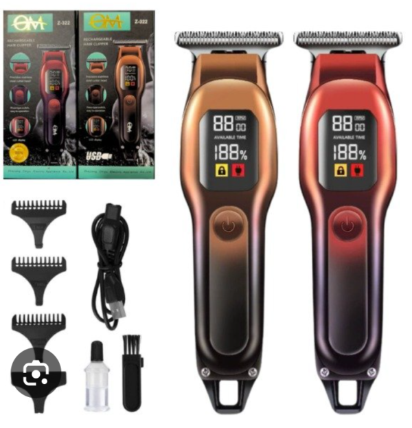 OM HAIR CUTTER WITH USB Z-322 3228