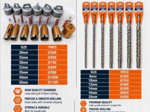 Core and Hammer drill bit