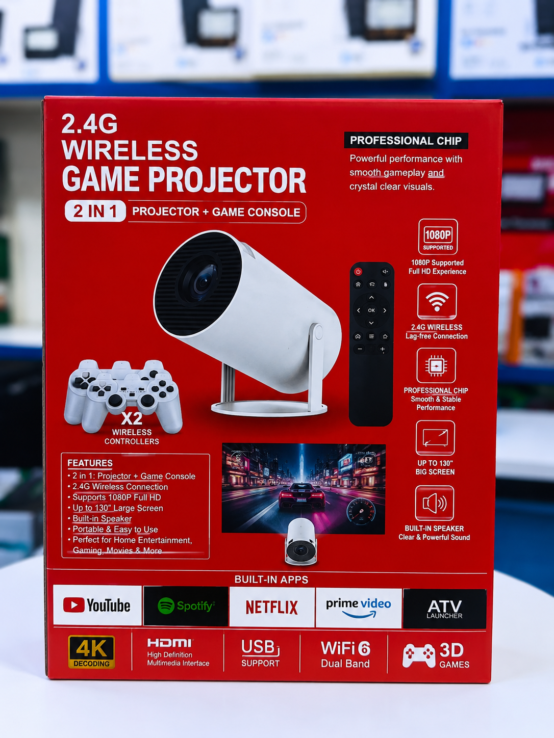 Wireless Game projector